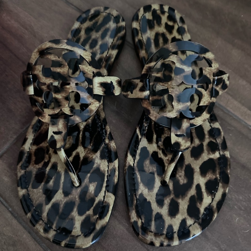 Tory Burch Miller - Patent Leather Leopard